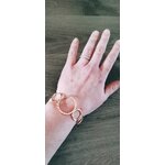 Bracelet doré manchette Agathe 1