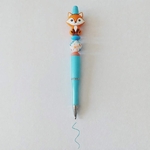 Crayon kawaii Renard bleu
