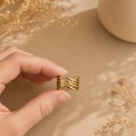 Bague dorée Thaïs 2