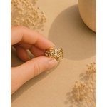 Bague dorée Aya 1