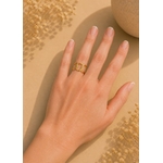 Bague dorée Apolline