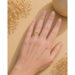Bague dorée Daphnée 1