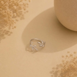 Bague argentée Daphnée 1