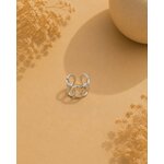 Bague argentée Apolline 1