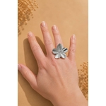 Bague argentée Nour