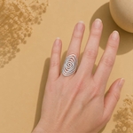 Bague argentée Marjorie