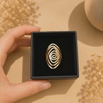Bague dorée Marjorie 2
