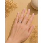 Bague argentée Alex 1