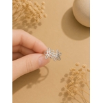 Bague argentée Fleur 1