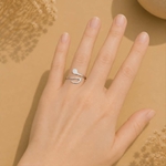 Bague argentée Suzanna