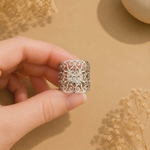 Bague argentée Athénaïs