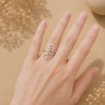 Bague argentée Dalia