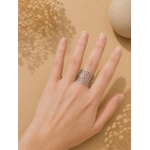 Bague argentée Athénaïs