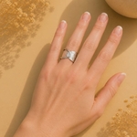 Bague argentée Diane 1
