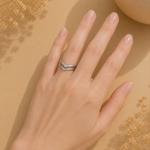 Bague argentée Alessa 1