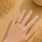 Bague dorée Alessa 1