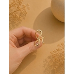 Bague dorée Lyne 1