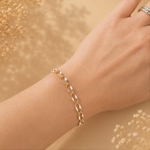 Bracelet doré Flora