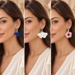 Box 3 paires de boucles - Douceur Florale