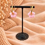 Box 3 paires de boucles - Fleurs pastel 2