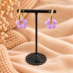 Box 3 paires de boucles - Fleurs pastel 3