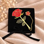 Marque page Rose rouge