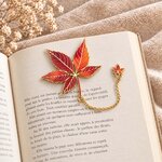 Marque page feuille dautomne