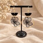 Pendantes dorées Ombelle