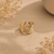 Bague dorée Thaïs 1