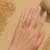 Bague dorée Marjorie 1