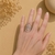 Bague argentée Arya