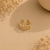 Bague dorée Aya