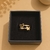 Bague dorée Alex