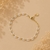 Bracelet doré Flora 1