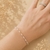 Bracelet doré Yaël