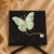 Marque page papillon vert