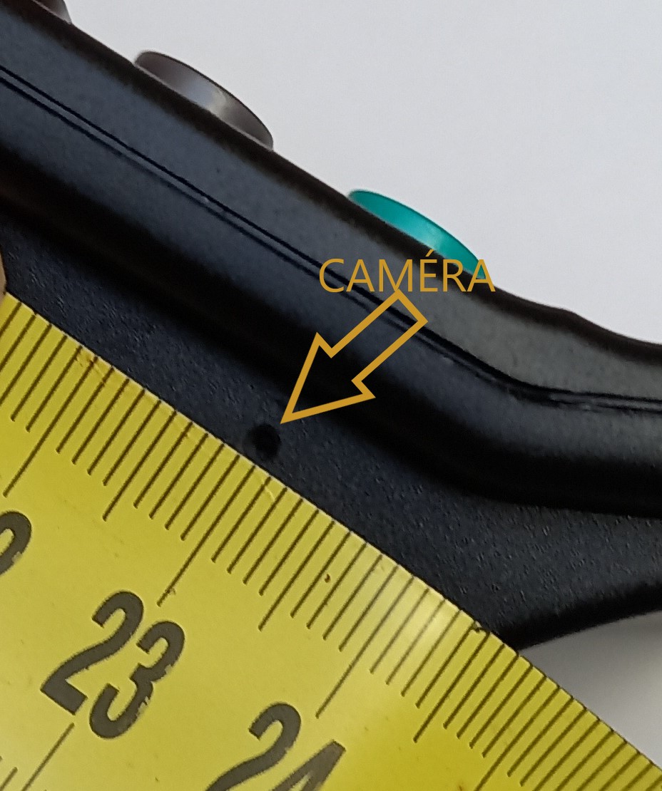 Taille caméra espion calculatrice