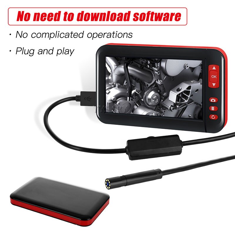 10-m-tres-Mini-cam-ra-d-inspection-8mm-automobile-Endoscope-4-3-pouces-cran-1080P