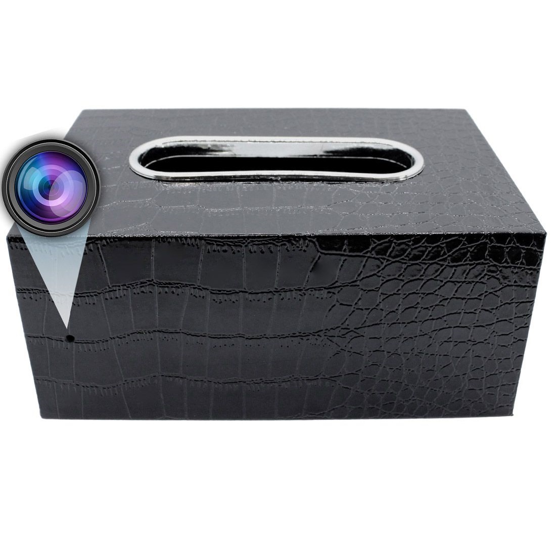 Boite de mouchoir caméra espion 4k uhd europe connection