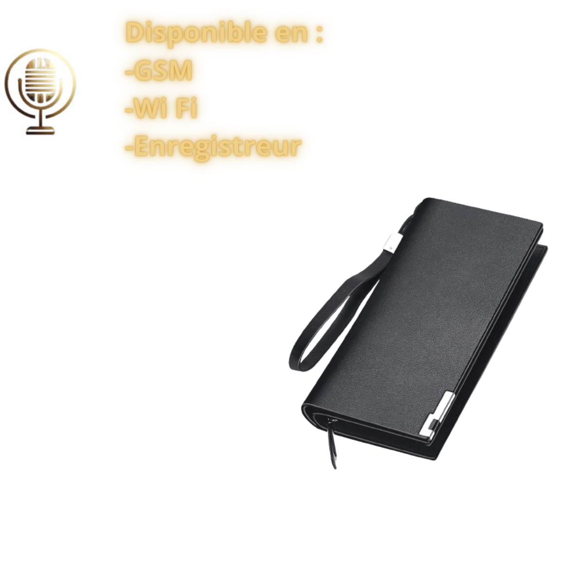Portefeuille Microphone Espion