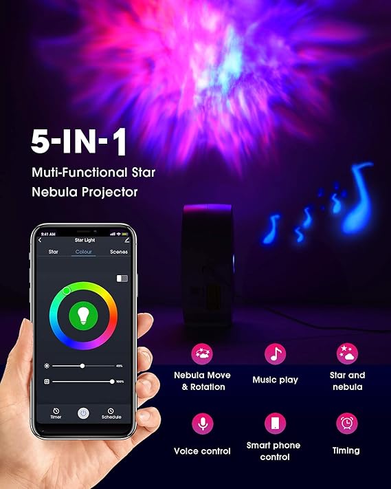 Caméra espion dissimulée dans un projecteur - Connexion au téléphone