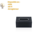 Boite de mouchoir microphone espion Europe Connection