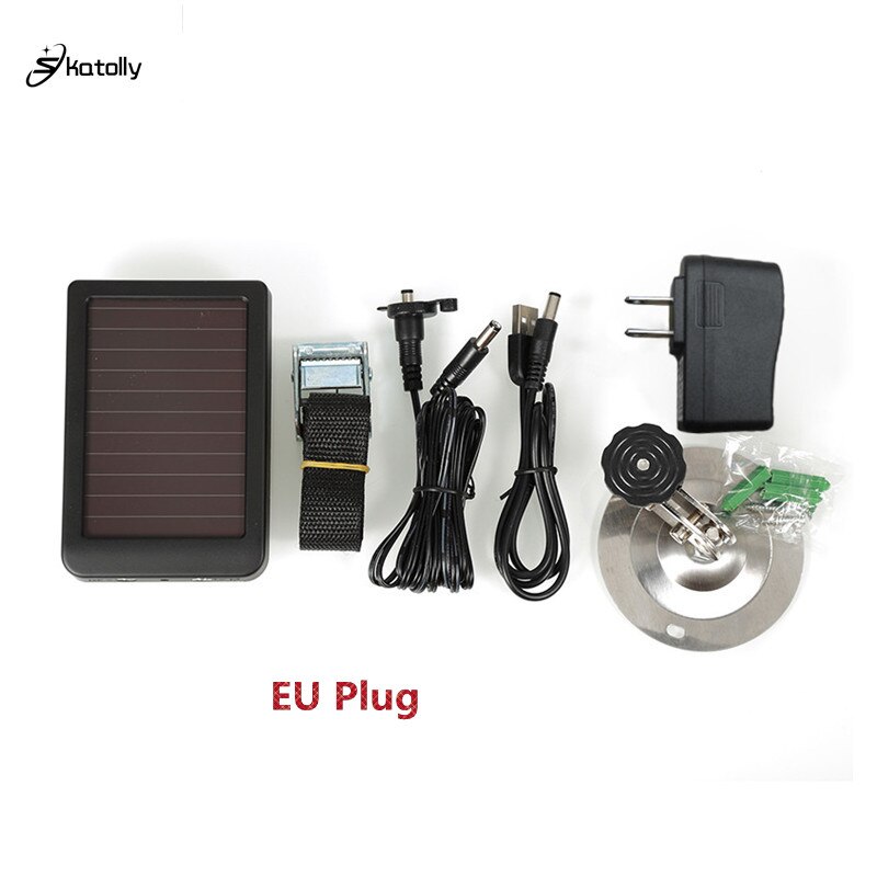 Zonnepaneel voor wildcamera 7,4 V – met accessoires