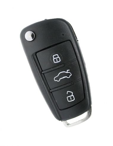 Autosleutel met verborgen spionagecamera Full HD – zwart model