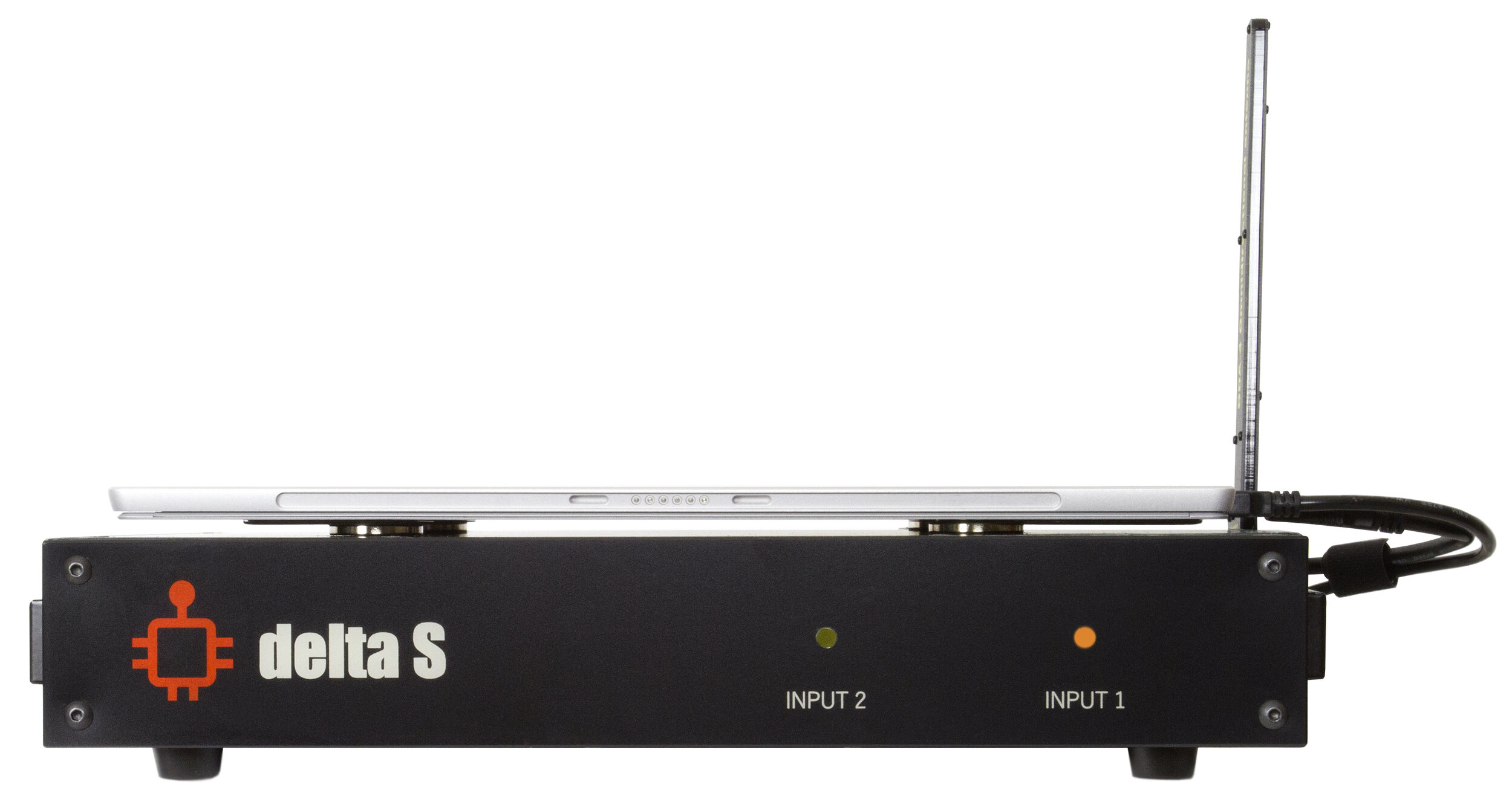 Delta S draagbaar RF-scansysteem – achteraanzicht