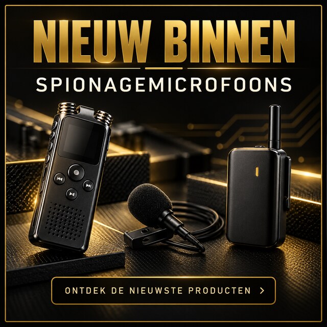 Nieuw binnen – Spionagemicrofoons