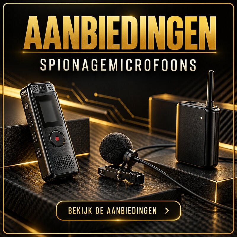 Aanbiedingen – Spionagemicrofoons
