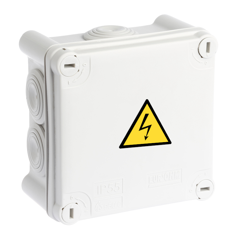 Caméra espion 4G cachée dans une boite de dérivation électrique