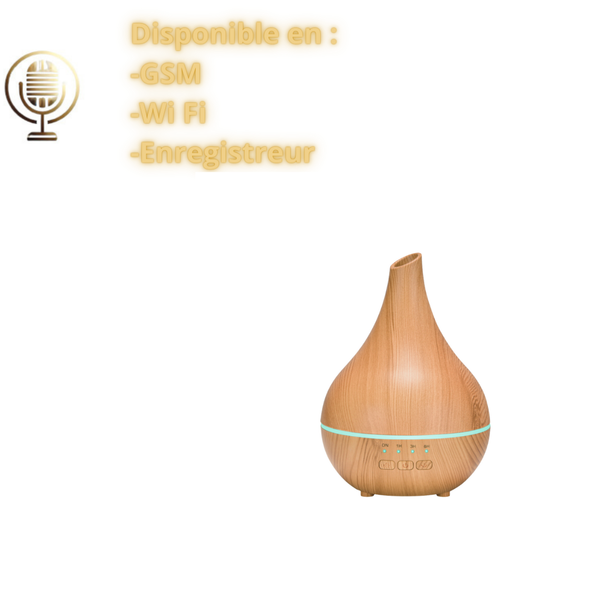 Humidificateur Microphone Espion Europe Connection