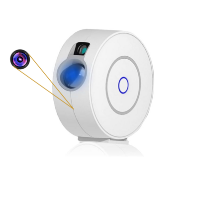 Projecteur Lumineux étoile avec caméra espion 4K UHD Europe Connection